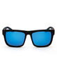SPY Discord Polarized Soft Matte Black & Navy Tort Sunglasses image number 2