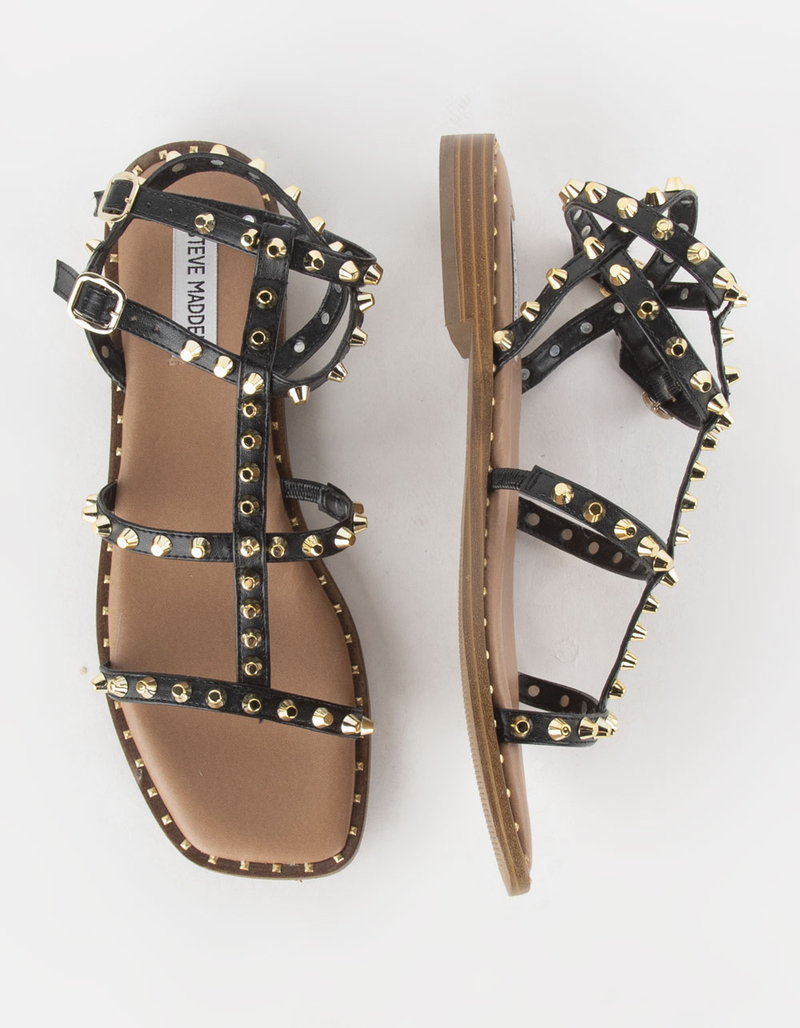 STEVE MADDEN Sunnie Gladiator Womens Flat Sandals image number 4
