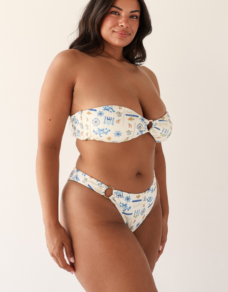 DIPPIN' DAISY'S Lotus Bandeau Bikini Top image number 5