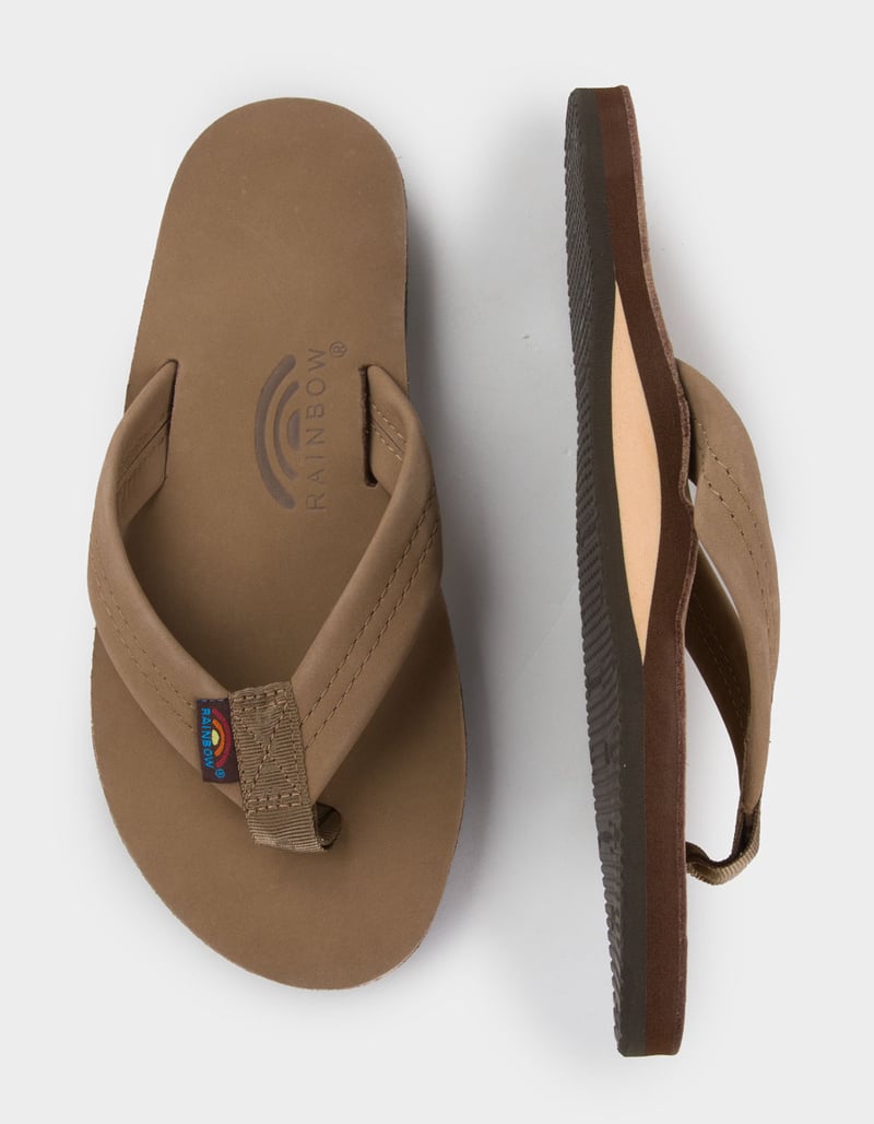 RAINBOW Premium Leather Mens Flip Flops image number 4