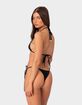 EDIKTED Puka Charm Triangle Bikini Top image number 5