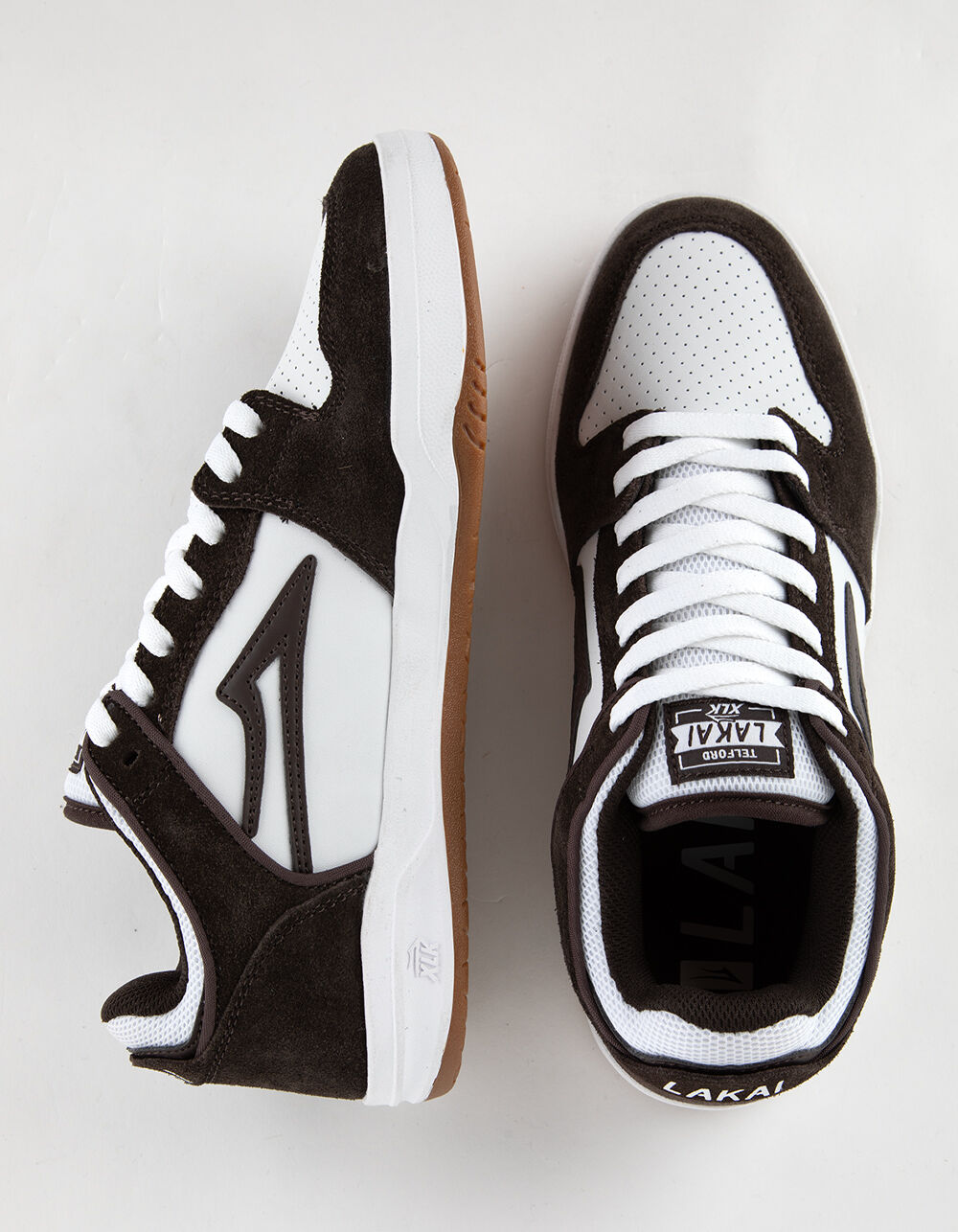 LAKAI Telford Low Mens Shoes - white brown | Tillys