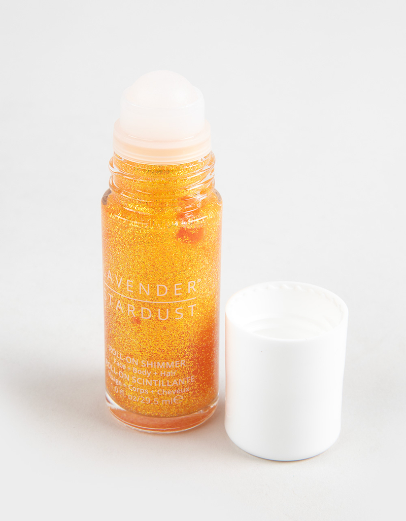 LAVENDER STARDUST Roll-On Shimmer Peach Glitter image number 3