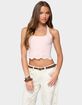 EDIKTED Jazmyn Scalloped Halter Top image number 1