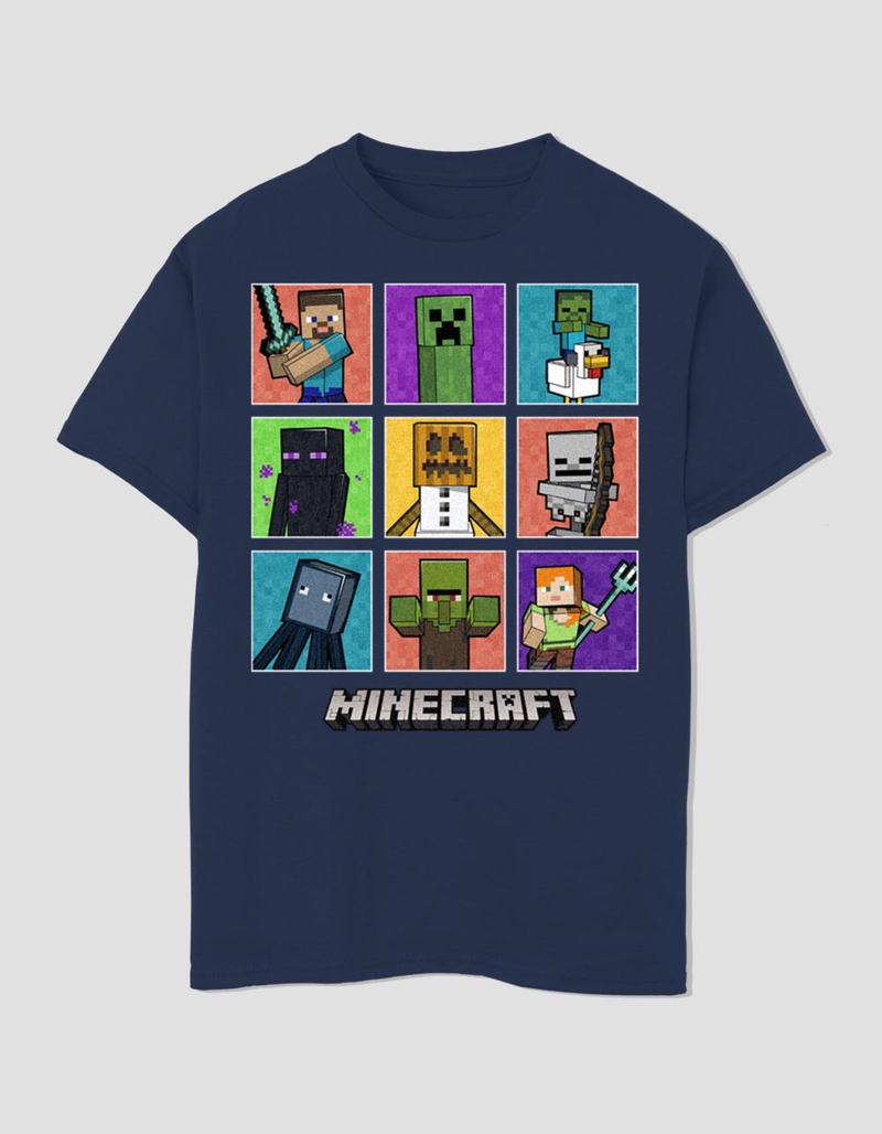 MINECRAFT Nine Character Unisex Kids Tee image number 0