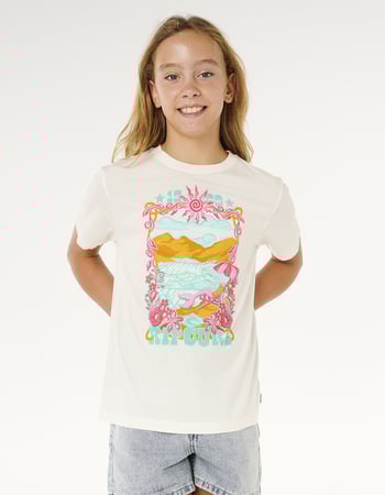 RIP CURL Sunshine Squad Girls Band Tee Alternative Image