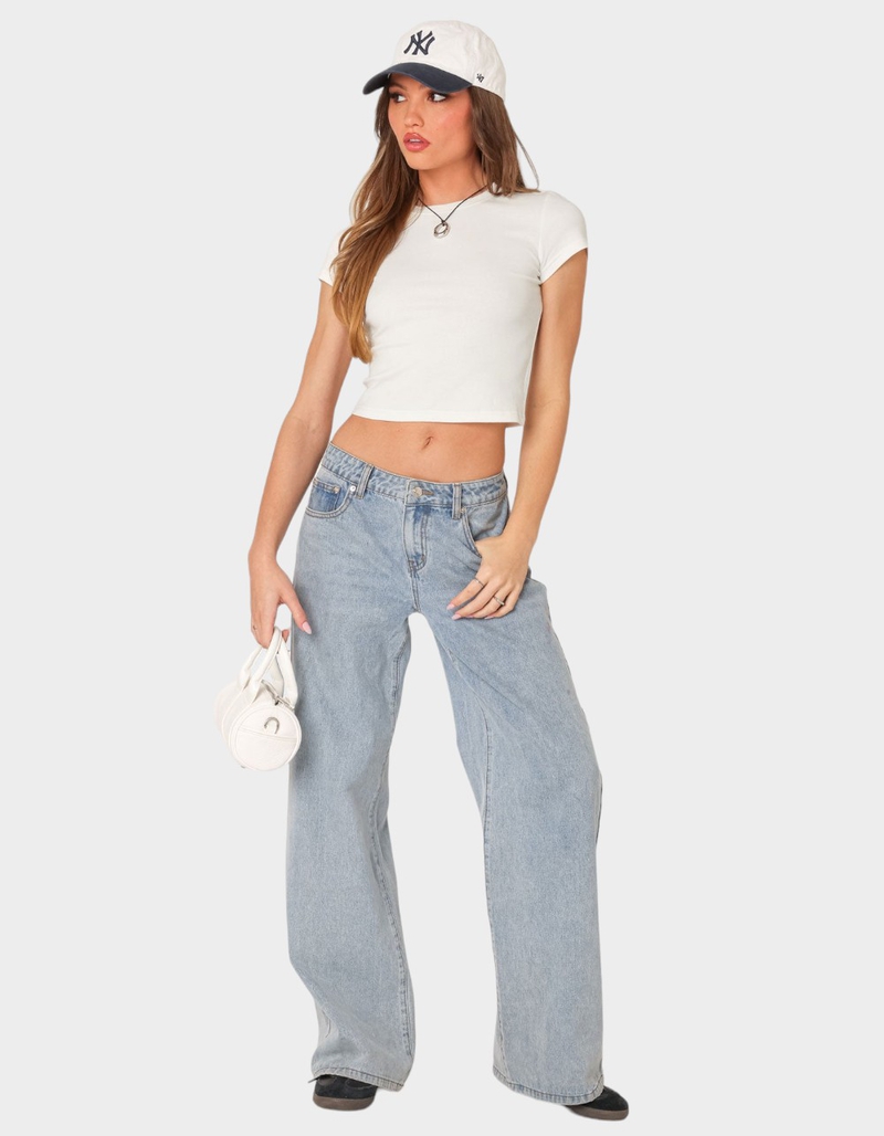 EDIKTED Better Basics Cropped Tee image number 1