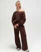 TILLYS Off The Shoulder Womens Sweatshirt image number 2