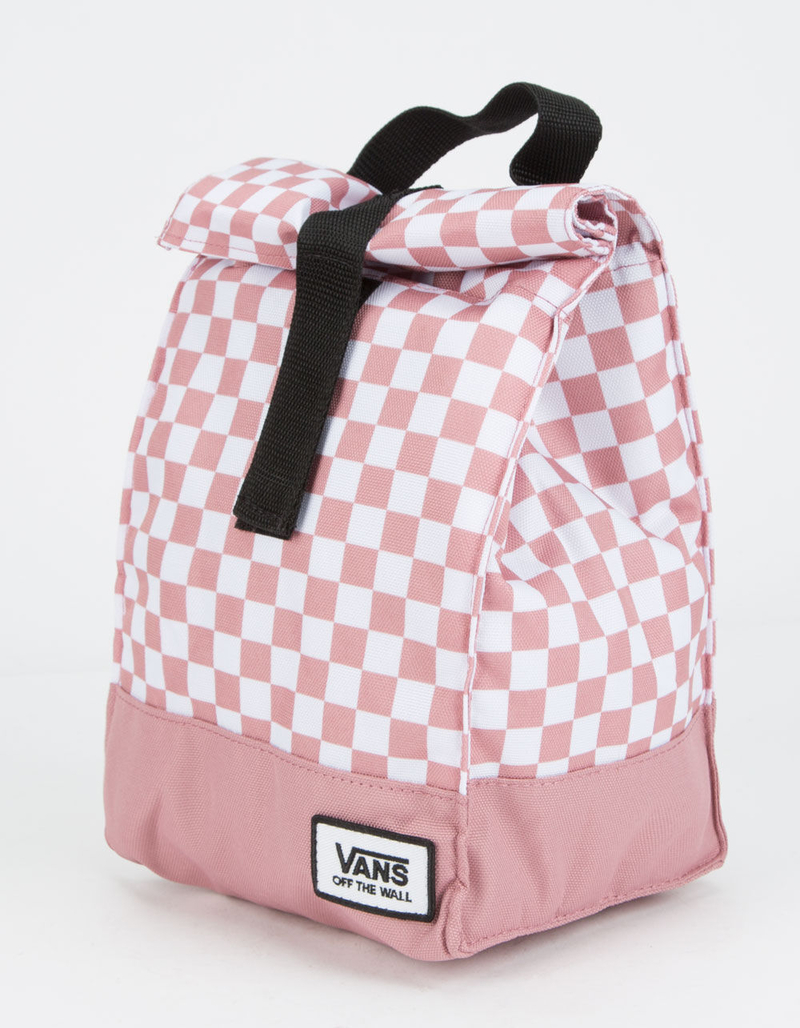 VANS Mow Pink Checkerboard Lunch Bag image number 1