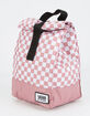 VANS Mow Pink Checkerboard Lunch Bag image number 2