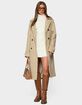 EDIKTED Amur Maxi Trench Coat image number 4