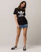 ADIDAS Trefoil Black Womens Tee image number 4