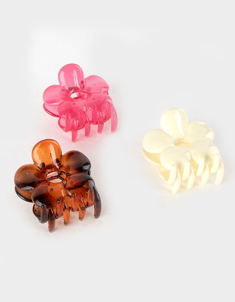 Floral Hair Clips 3 Pack image number 0