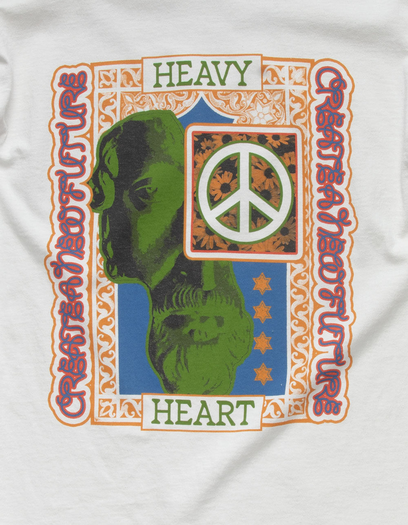 BDG Urban Outfitters Peace Heavy Heart Mens Tee image number 3