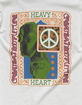 BDG Urban Outfitters Peace Heavy Heart Mens Tee image number 4