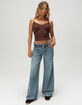 RSQ Womens Mid Rise Wide Leg Jeans image number 1
