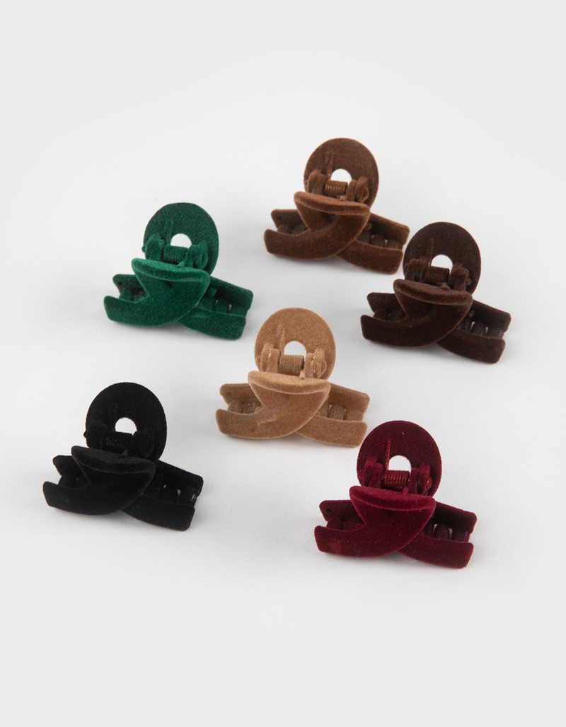 FULL TILT 6 Pack Mini Velvet Clips image number 0
