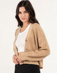 POOF Womens V Neck Button Front Cardigan image number 2