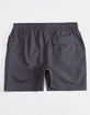 LIRA Court Charcoal Mens Volley Shorts image number 2