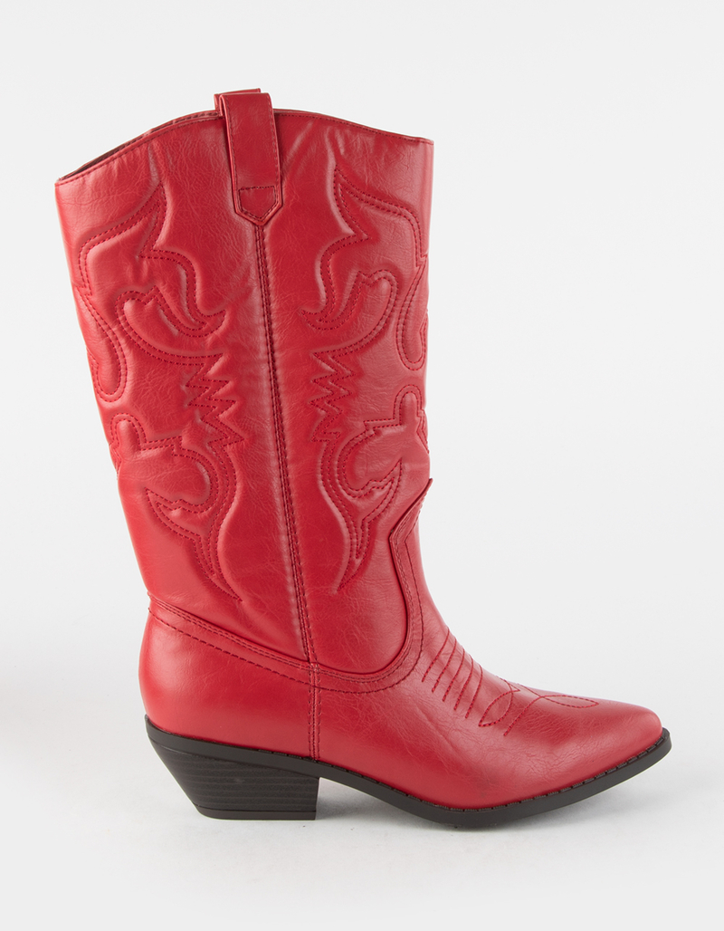 SODA Reno Womens Tall Cowboy Western Boots image number 1