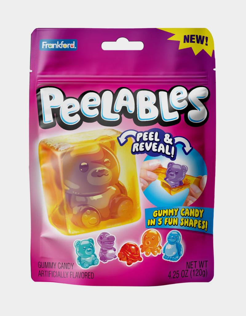 PEELABLES Assorted Animals Gummy Candy image number 0