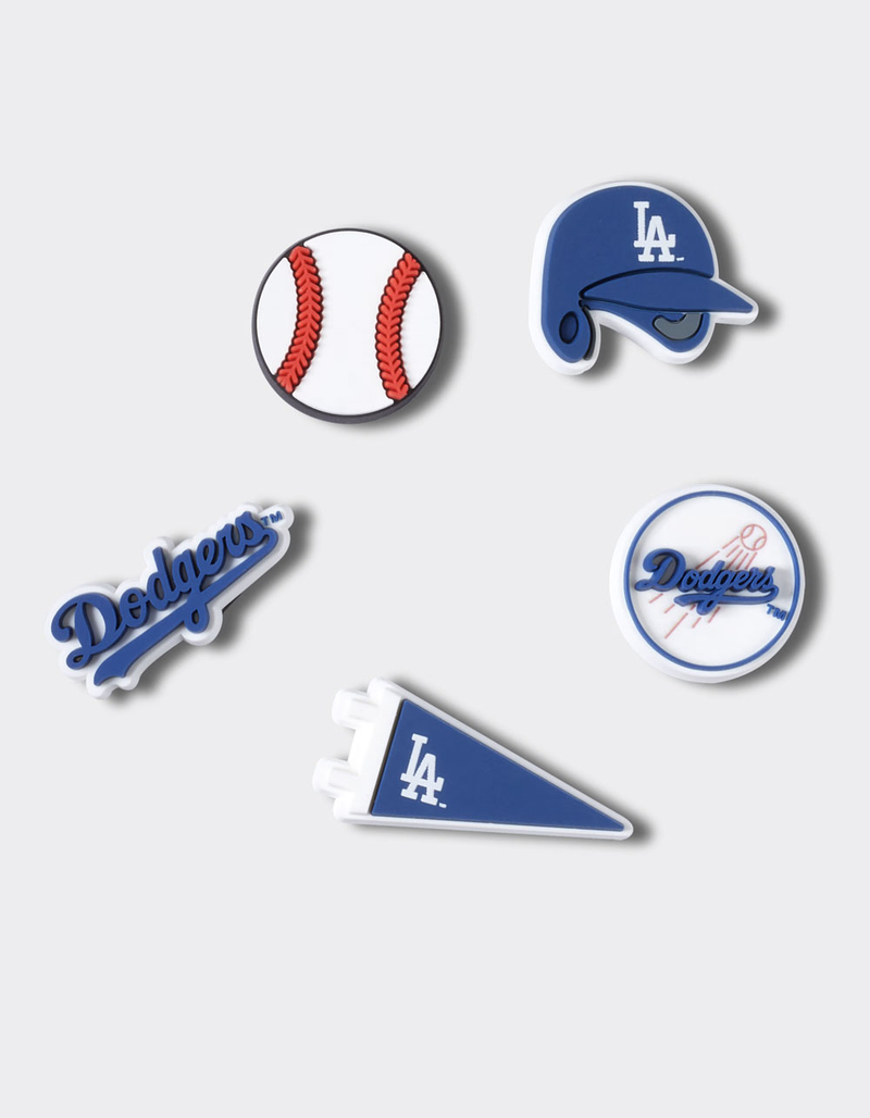 CROCS MLB Los Angeles Dodgers 5 Pack Jibbitz&trade; Charms image number 0