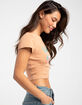 ROXY All Day Womens Baby Tee image number 3