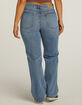 RSQ Womens High Rise Straight Leg Jeans image number 9