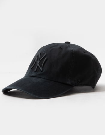 47 BRAND New York Yankees Black Strapback Hat Primary Image