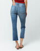 SKY AND SPARROW Seamed Crop Womens Flare Jeans image number 3
