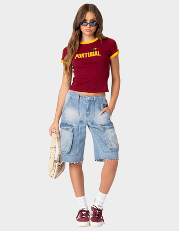 EDIKTED Portugal Womens Tee Alternative Image