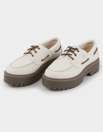 TIMBERLAND Stone Street Womens Platform Boat Shoes Primary Image