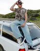 RSQ Mens Loose Light Wash Jeans image number 10