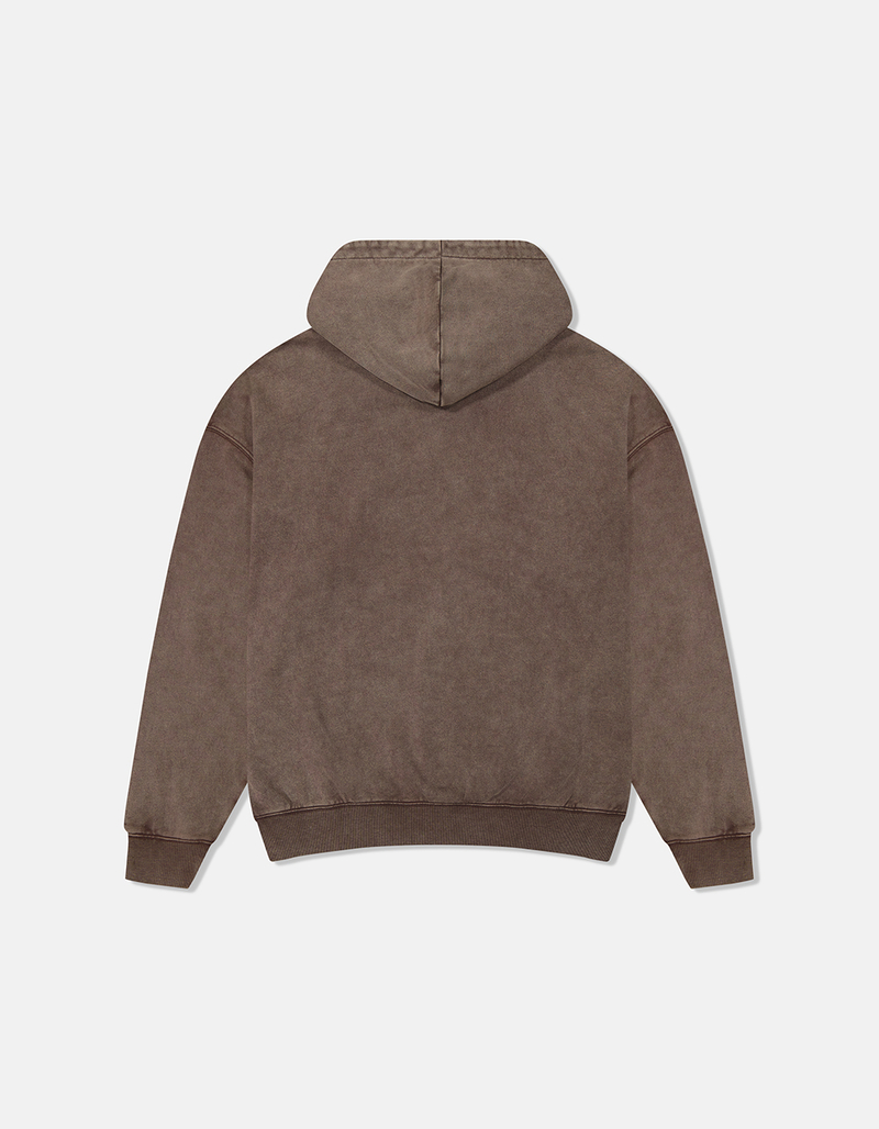 WESC Dropped Shoulder Enzyme Washed Mens Hoodie image number 1