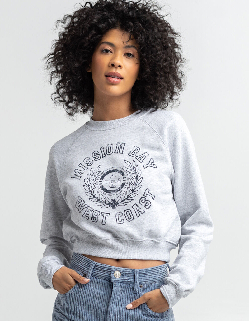 BDG Urban Outfitters Mission Bay Shruken Raglan Womens Sweatshirt image number 0
