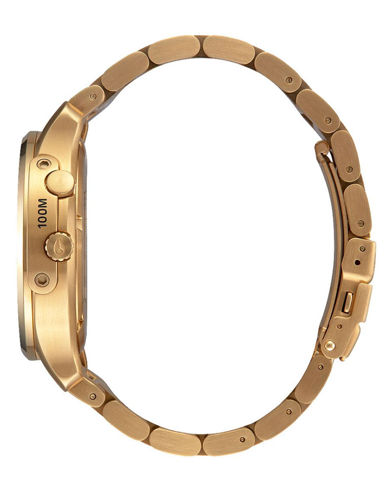 NIXON Ascender All Gold & Blue Sunray Watch image number 1