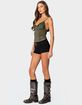 EDIKTED Kathryn Gathered Lacey Tank Top image number 4