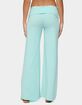 EDIKTED Wide Leg Foldover Pants image number 3