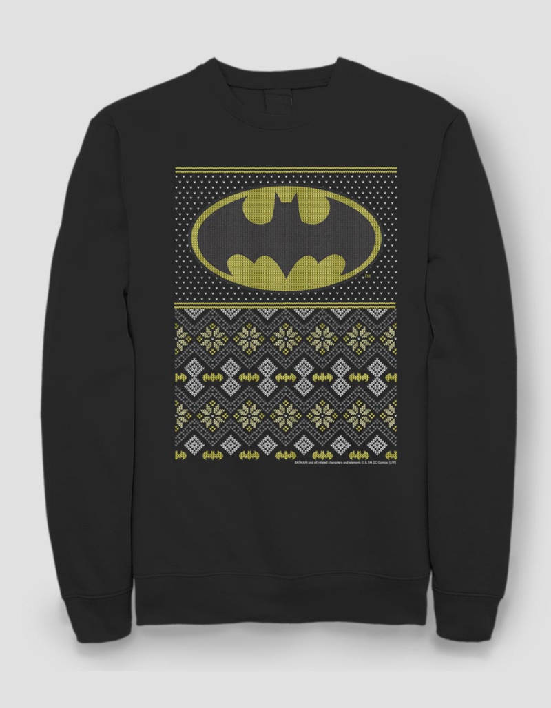 BATMAN Logo Unisex Ugly Sweatshirt image number 0