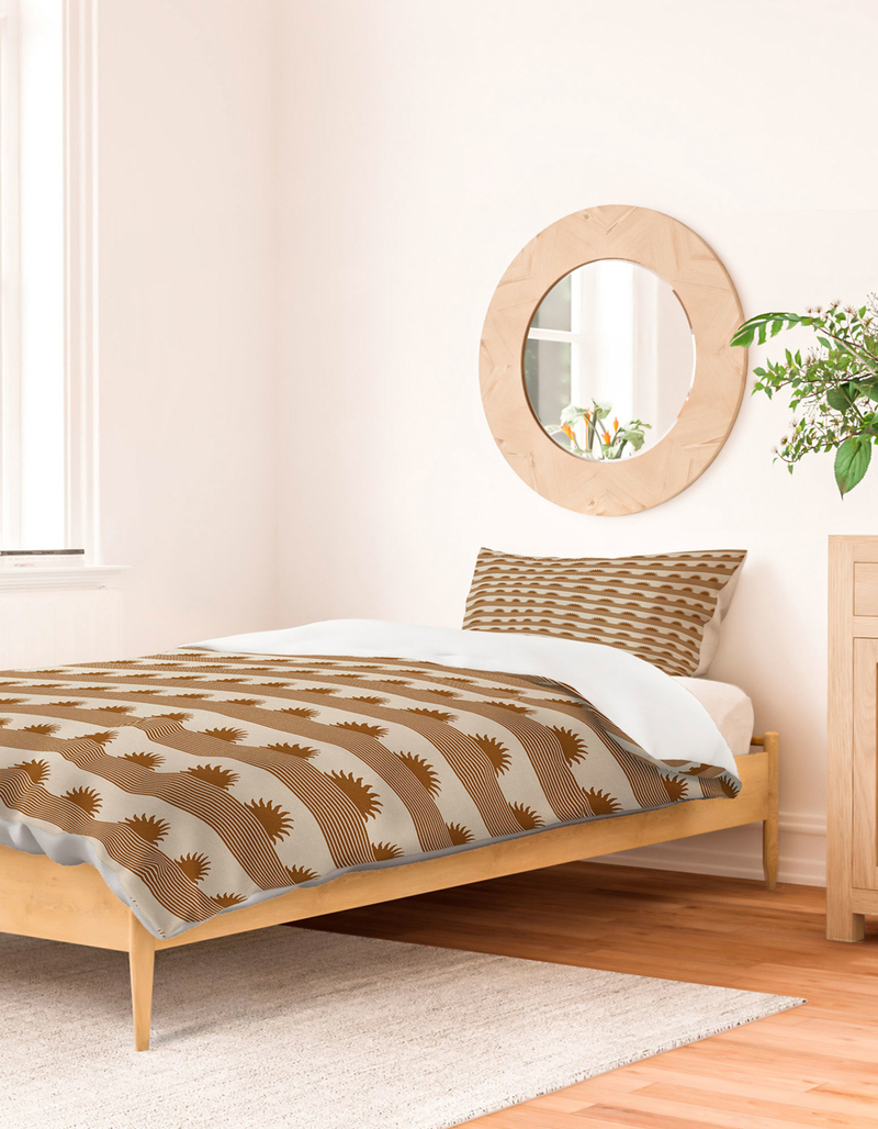 DENY DESIGNS Iveta Abolina Sunset Cider Twin XL Duvet Cover image number 2