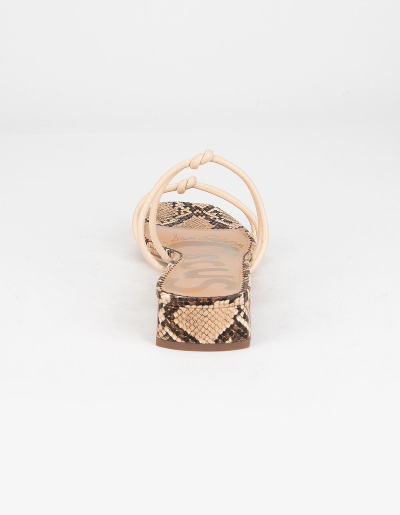 CIRCUS BY SAM EDELMAN Jay Womens Tan & Snake Print Sandals image number 3