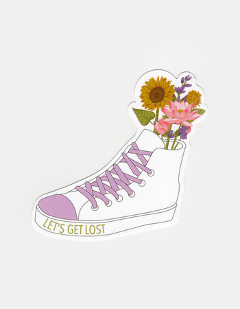 Floral Shoe Sticker Primary Image