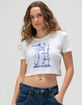 OBEY Catalogue Womens Crop Fitted Tee image number 1