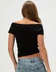 TILLYS Raw Edge Womens Tee image number 4
