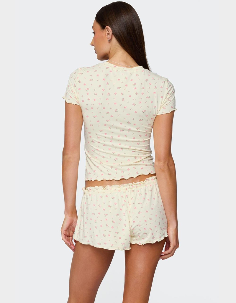 EDIKTED Florence Floral Tee image number 4