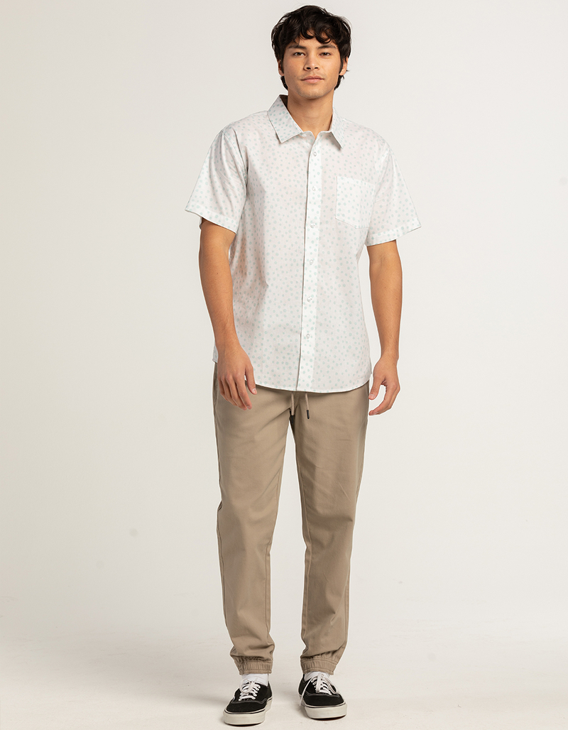 RSQ Mens Floral Button Up Shirt image number 2