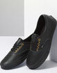 VANS Leather Authentic Mens Black Shoes image number 4