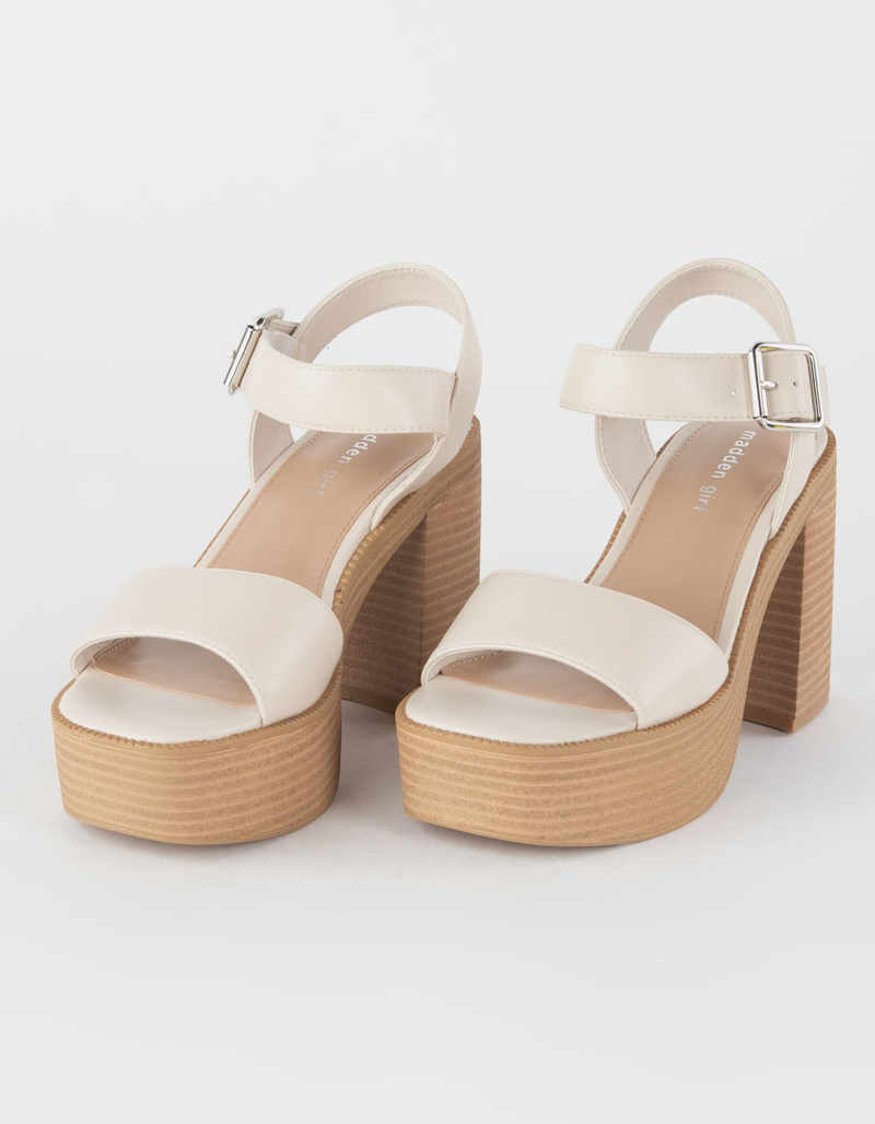 MADDEN GIRL Grandview Wood Womens Platform Heels image number 0