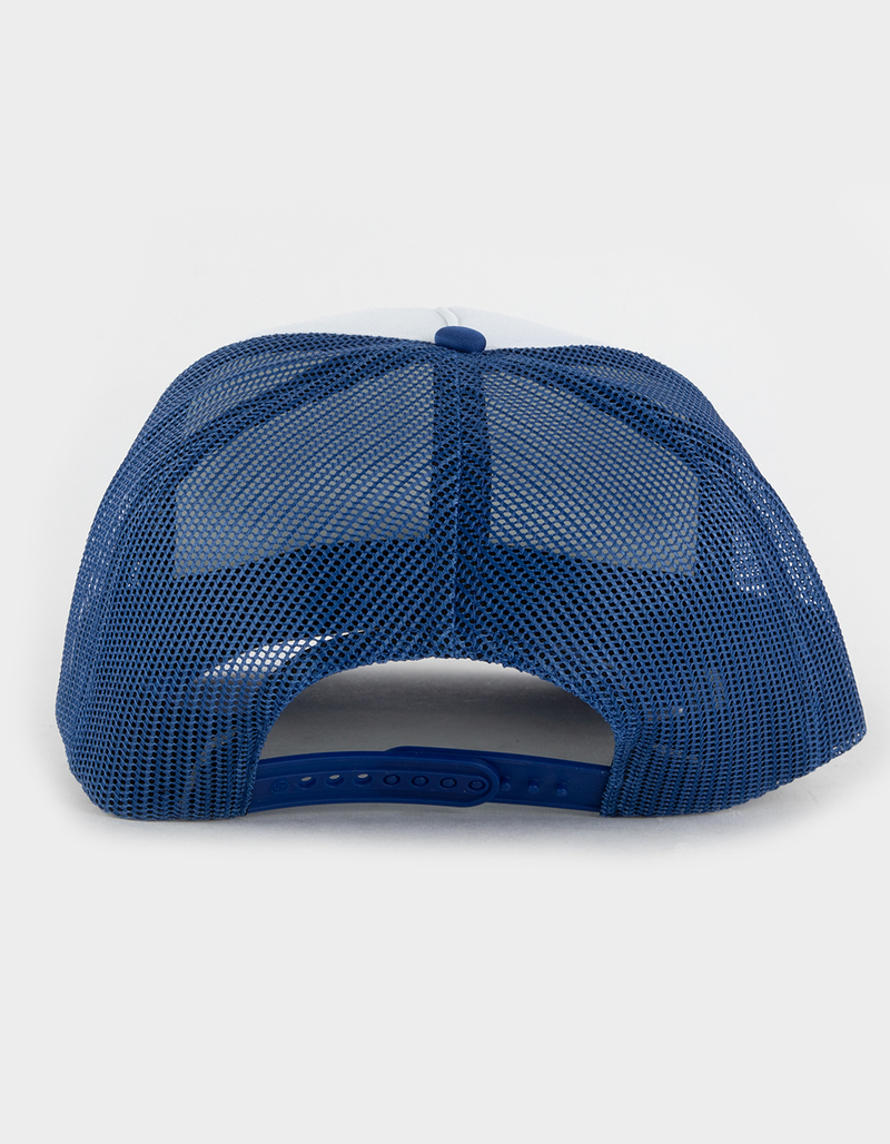 47 BRAND Los Angeles Dodgers Cooperstown Rewind Script '47 Trucker Hat image number 2