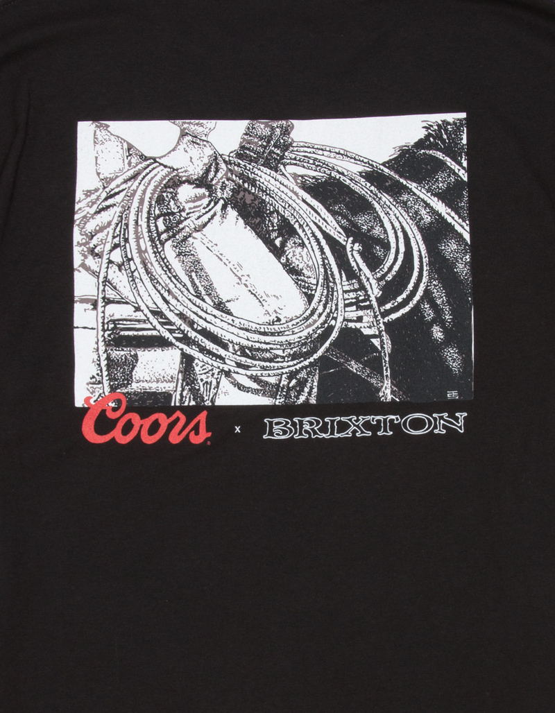 BRIXTON x Coors Range Mens Tee BLACK Tillys